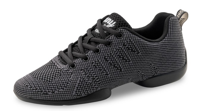 Kern Sneaker Knit grau/schwarz